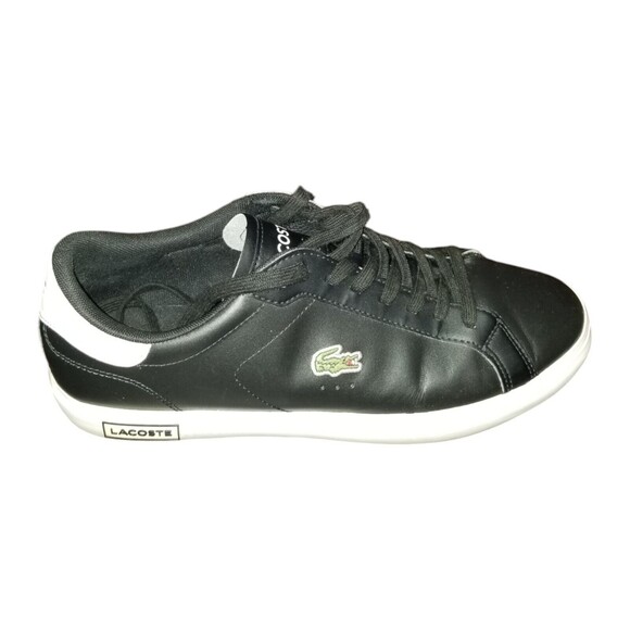 Lacoste Men's  BL 21 Synthetic Leather Shoes 7-40SMA0060312 - Black/White - Picture 5 of 11